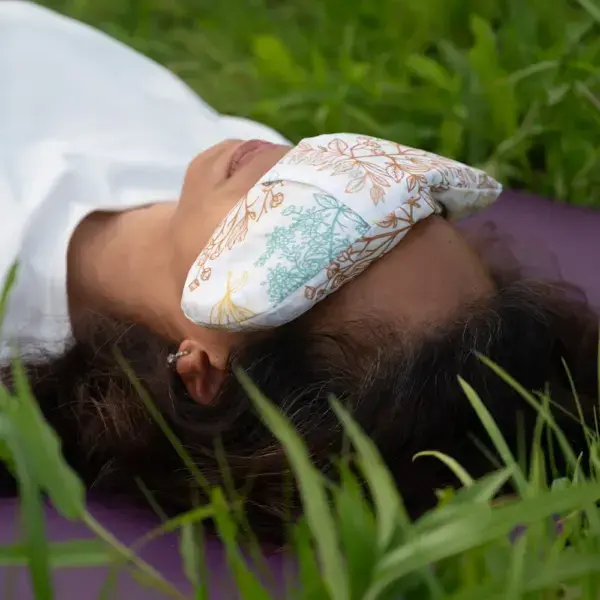 Yoga Eye Pillow - Lavendelvulling - Samarali