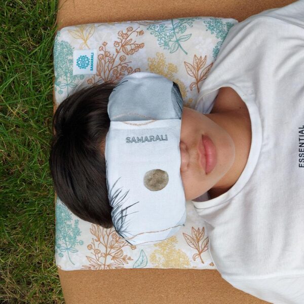 Yoga Eye Pillow - Lavendelvulling - Samarali