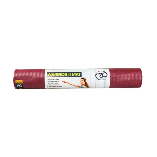 Warrior II - Yoga mat 4mm - Rood