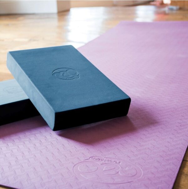 Breed Yoga Blok - EVA Foam - Blauw