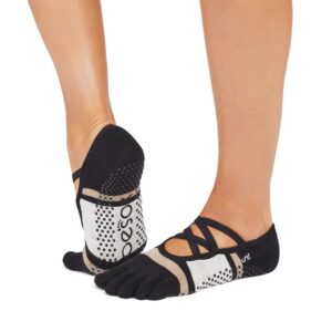 Antislip Sokken Elle met Tenen Oat Stripe - Toesox S (36 - 38,5)
