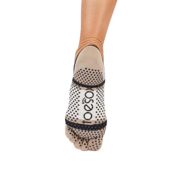 Beige Ballerina Gripsokken detail