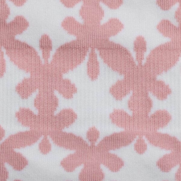 petal roze pilatessokken detail