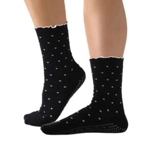 Black Ruffle - Zwarte Pilatessokken - MoveActive
