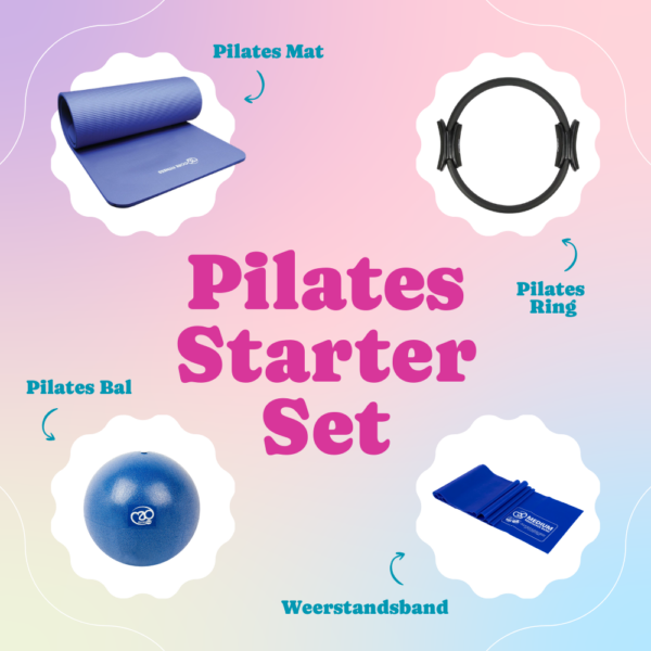 Pilates Starter Set - Magic Circle, Pilates mat, Soft ball & Weerstandsband