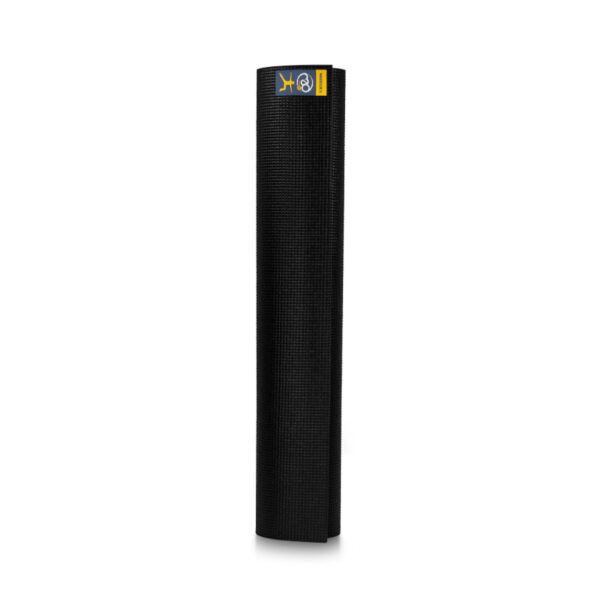 warrior yogamat ii zwart 4 mm yoga-mad vooraanzicht