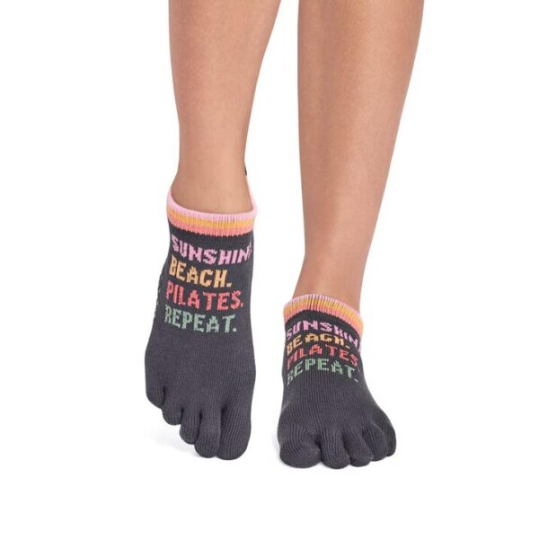 Antislip Sokken Low Rise Met Tenen Summer Sun Pilates - ToeSox M (39 - 42,5)
