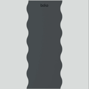 wavy yogamat grijs bala uitgerold