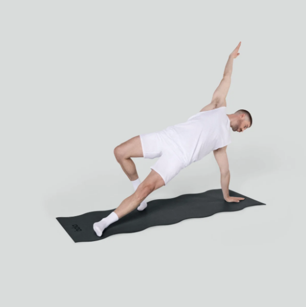 Wavy Yogamat 5mm - Bala Licht Blauw