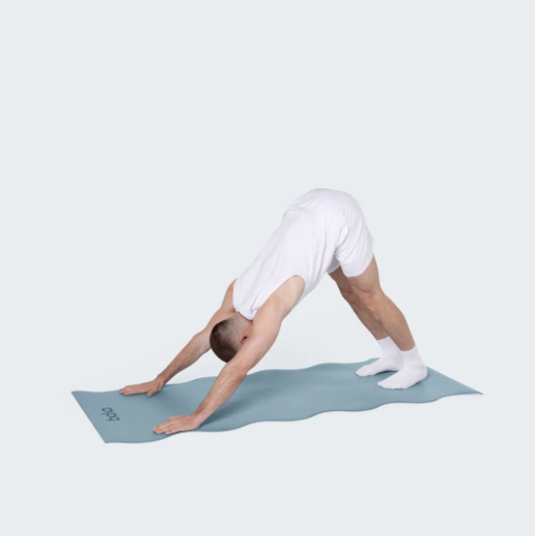 Wavy Yogamat 5mm - Bala Licht Blauw