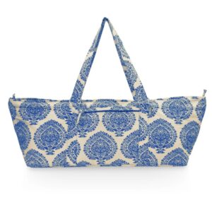 Deluxe Yogatas - Palm Blad Blauw