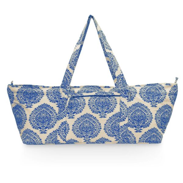 Deluxe Yogatas - Palm Blad Blauw