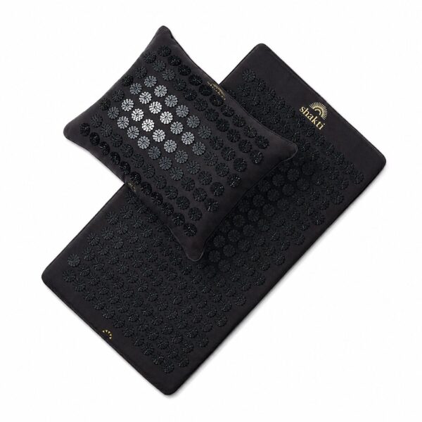 Shakti Spijkermat en Kussen Set Beginner - Niveau 1 Zwart