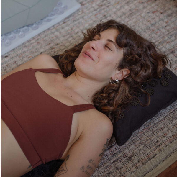 Shakti Spijkermat Kussen Beginner - Niveau 1 Zwart