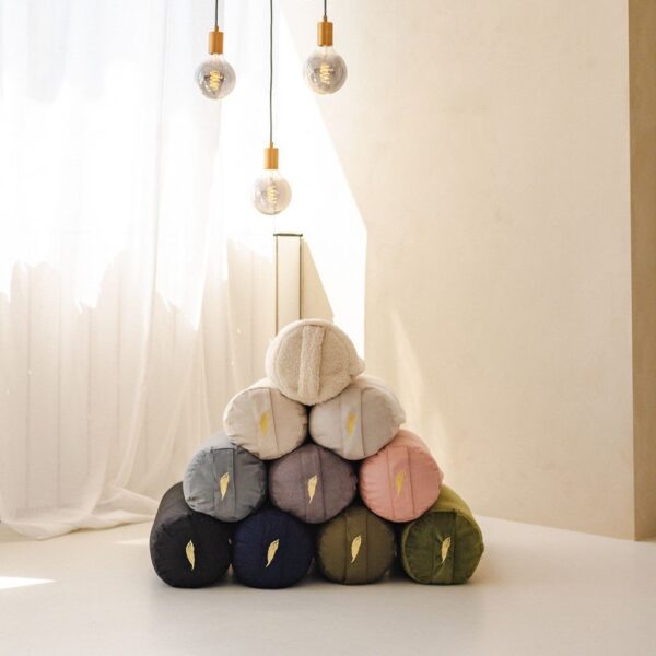 Yoga Bolster Suède - MindBaas - Grijs