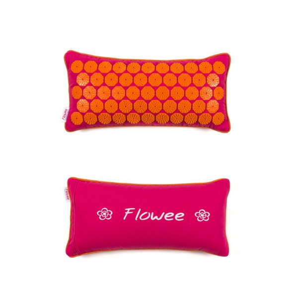 Flowee Nekkussen - Spijkermat kussen - Grijs & Blauw